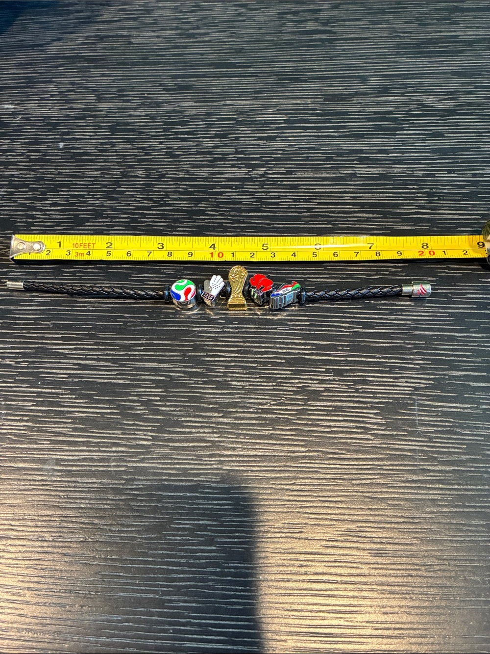 FIFA World Cup 2026 Charm Bracelet with Gold Trophy Charm - Picture 7 of 7